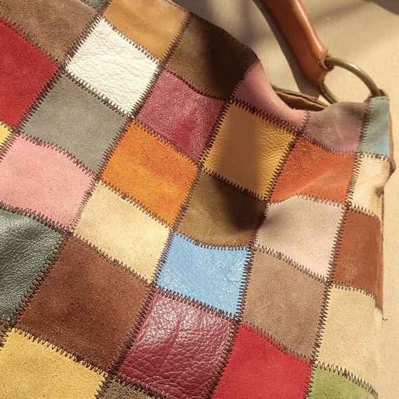 Lucky Brand Color Patchwork Purse, Multi Color. - Picture 4 of 7